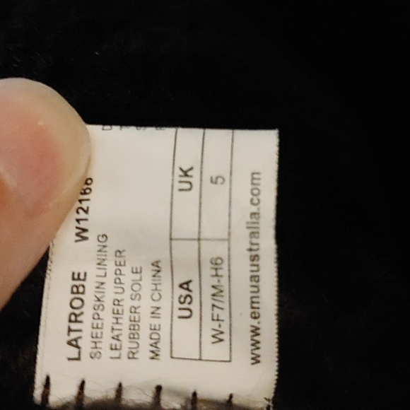 EMU Australia Latrobe waterproof suede full grain Leather sheepskin lined boots - Picture 5 of 14